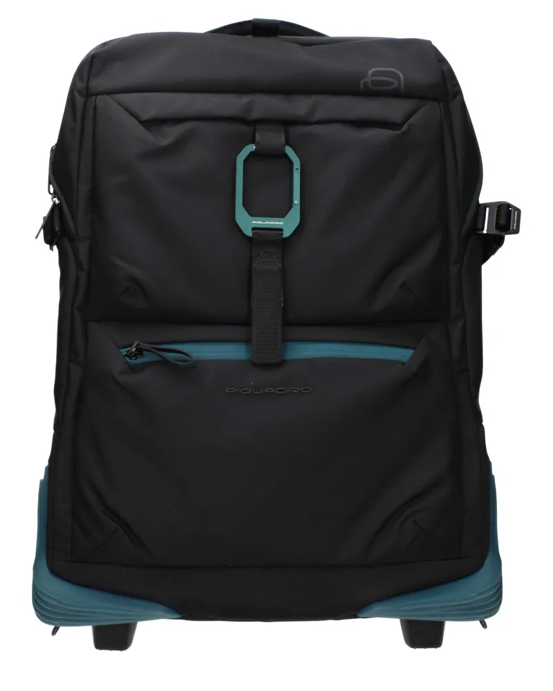 Piquadro 40l Trolley Herrens Stoff Schwarz -
