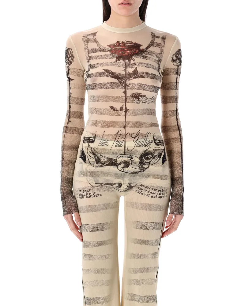 Jean Paul Gaultier Top Ecru