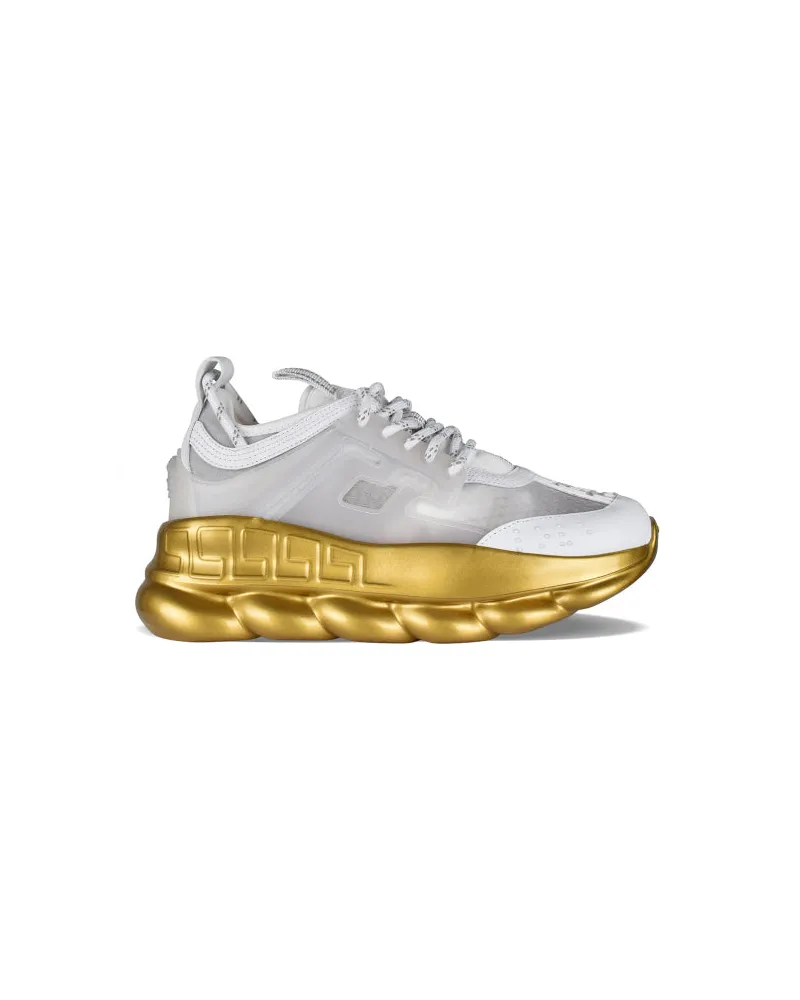 Versace Kettenreaktionssneaker White