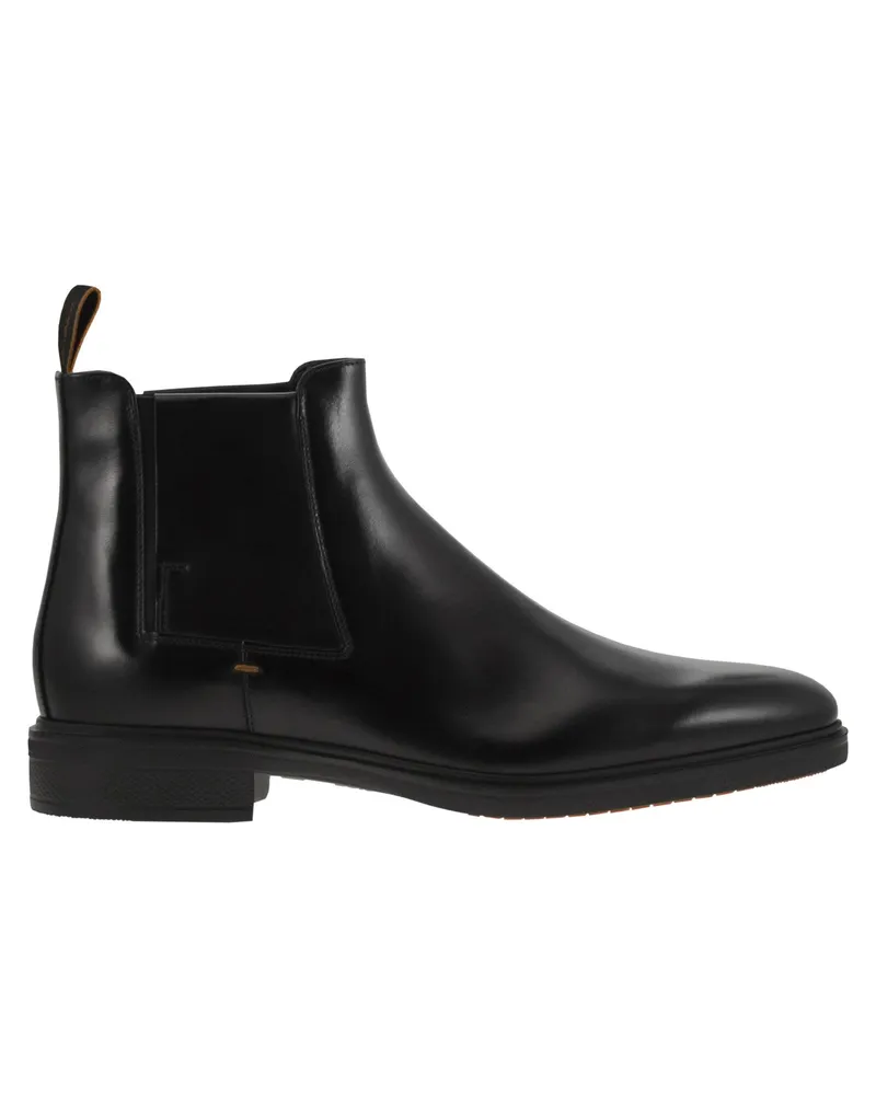 Santoni Easy Lederstiefel Black
