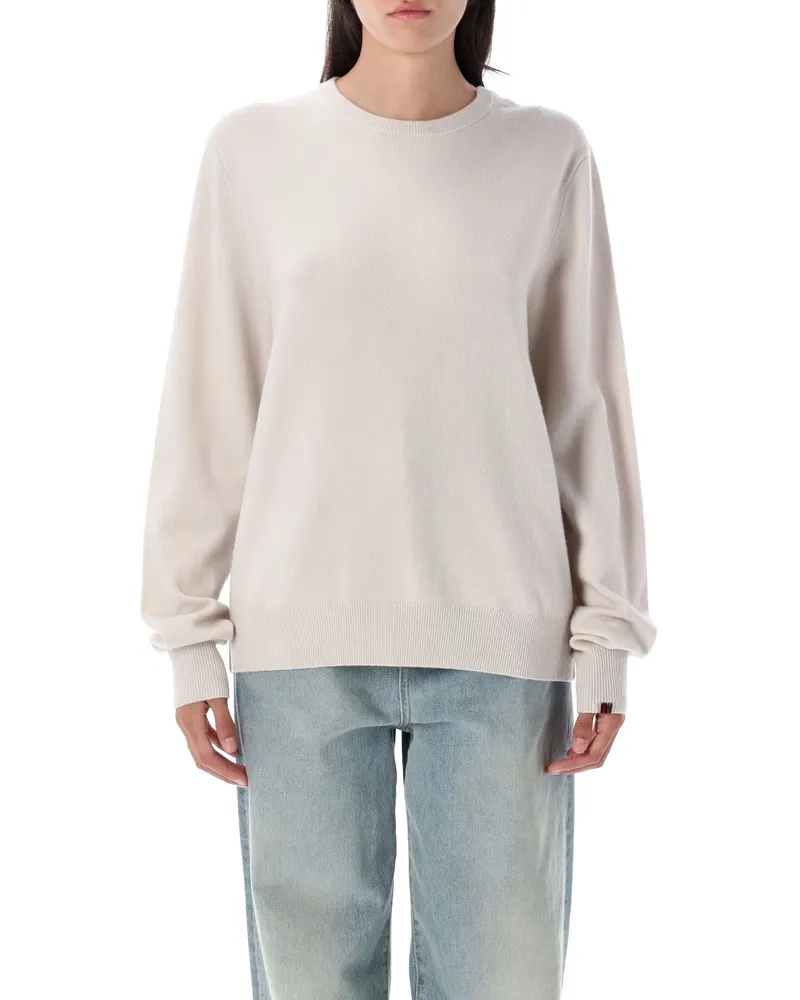 extreme cashmere Extreme Kaschmirpullover Chalk