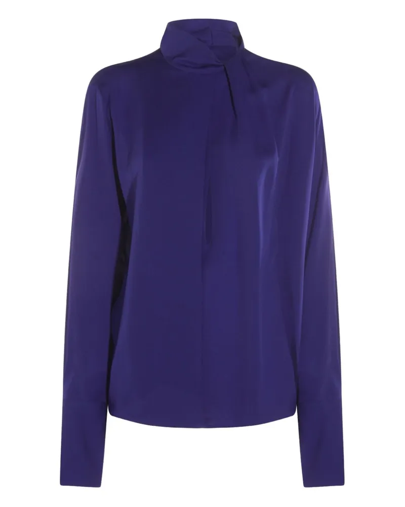 Tom Ford Seidenbluse Blue