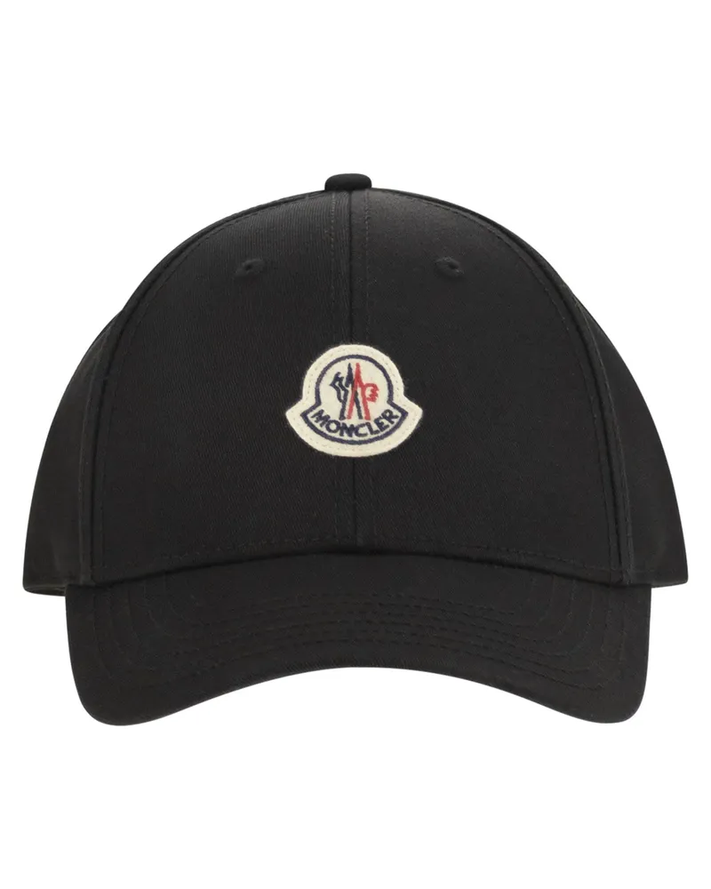 Moncler Baseballkappe  Gabardine Black