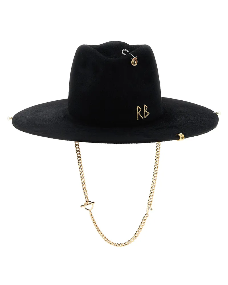 RUSLAN BAGINSKIY Kettenband Fedora' Hut Black
