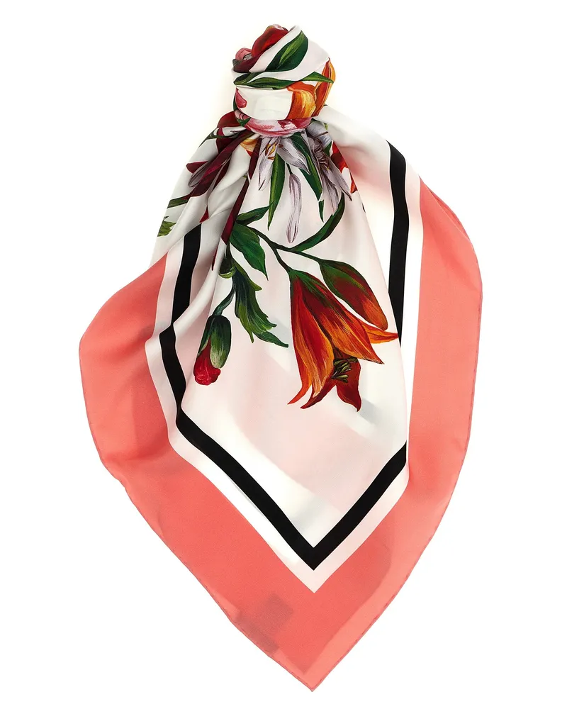 Dolce & Gabbana Blumendruckschal Multicolor
