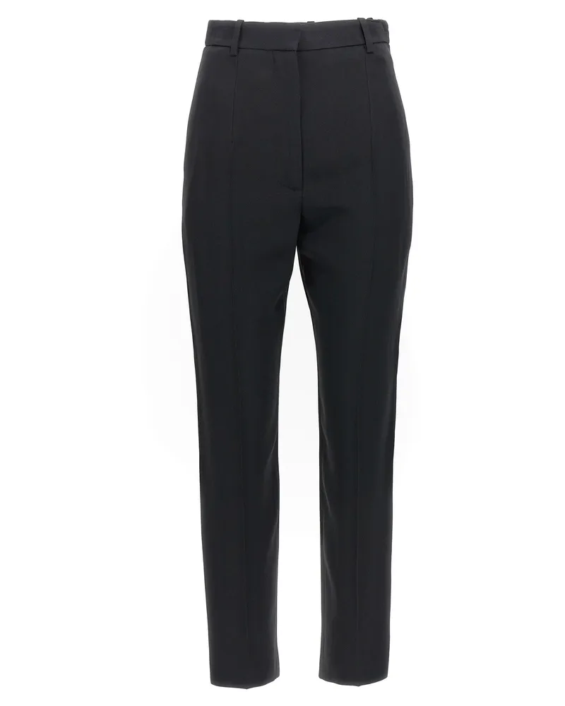 Alexander McQueen Crêpe -Zigarettenhose Black