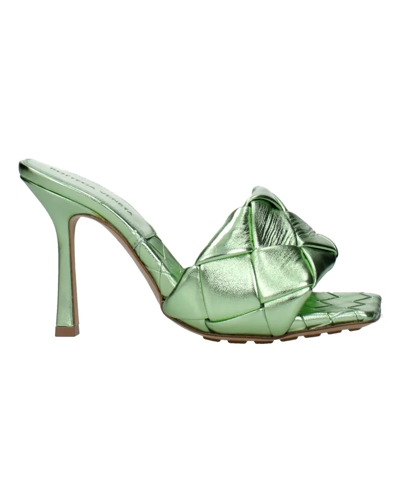 Bottega Veneta Damens Sandalen Grün/Pistazienleder -