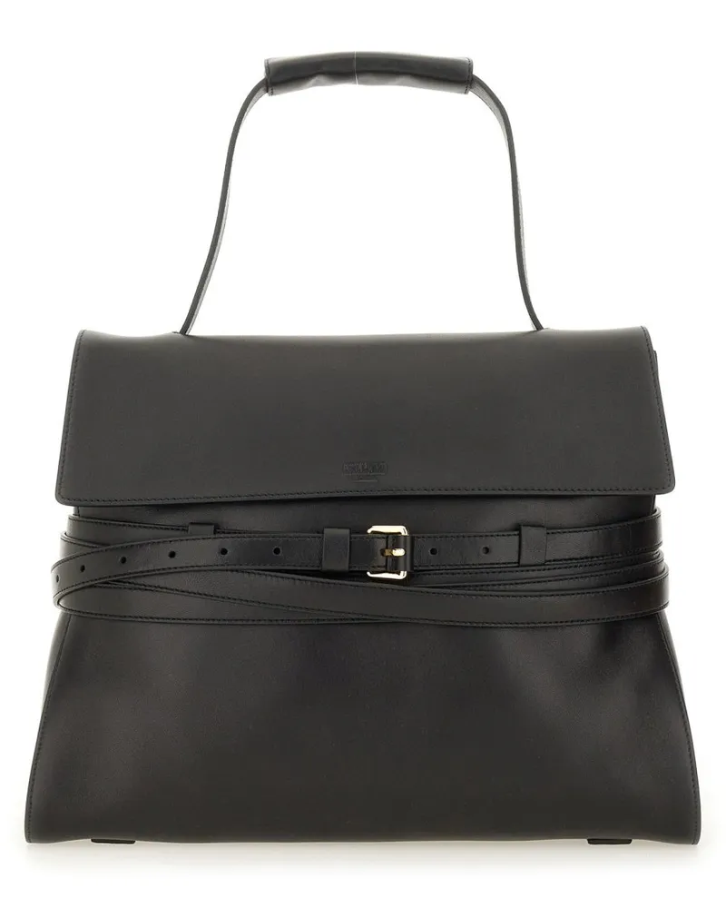 Moschino Binde Me" mittlere Tasche Black