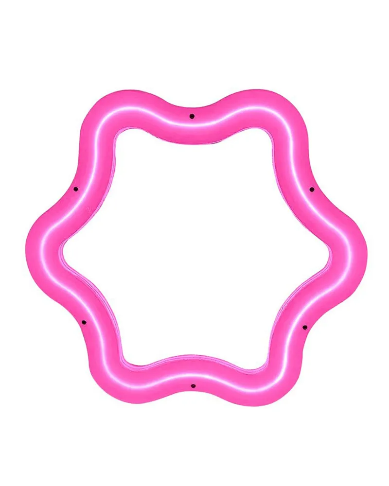 Seletti Supercurve Mirror Tiny Flower' Spiegel Pink
