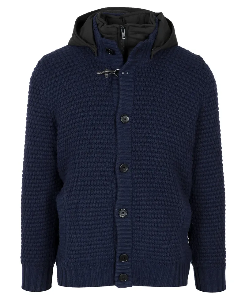 Fay Coats Blu+nero