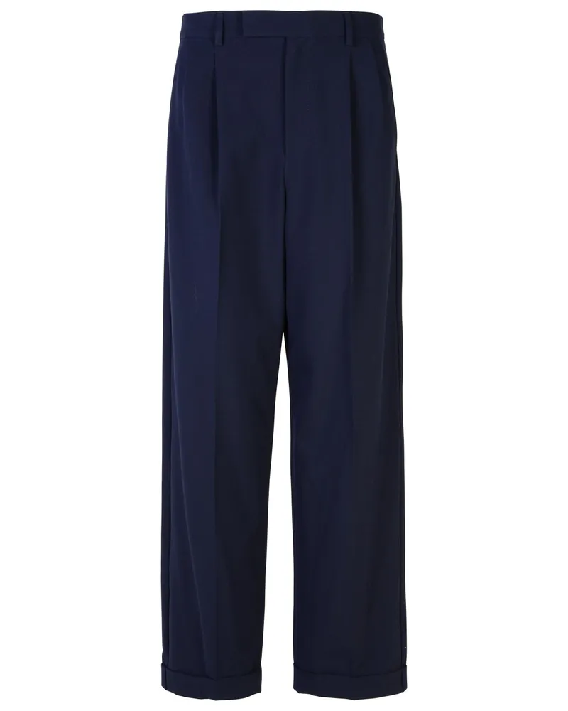 A.P.C. Marissa' Navy Viskose -Mischhose Navy