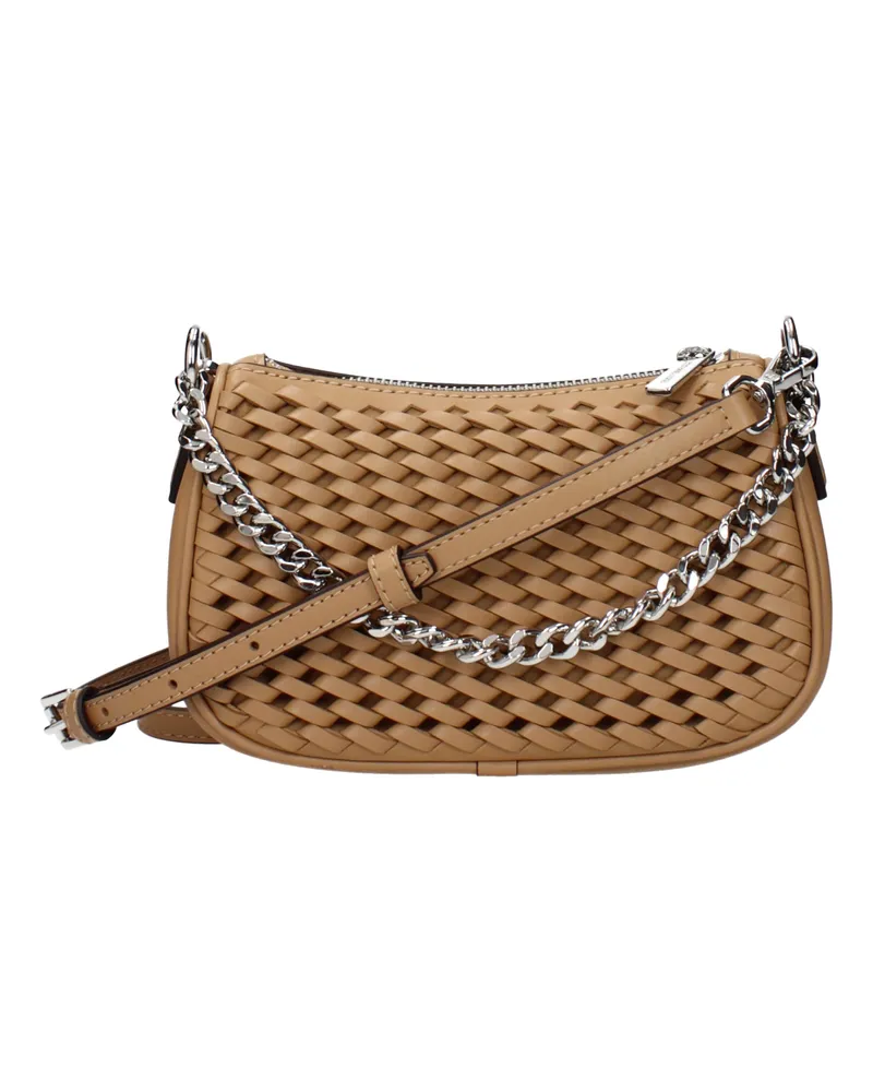 Michael Kors Carmela Handtasche für Damen Braun/Haselnussleder -
