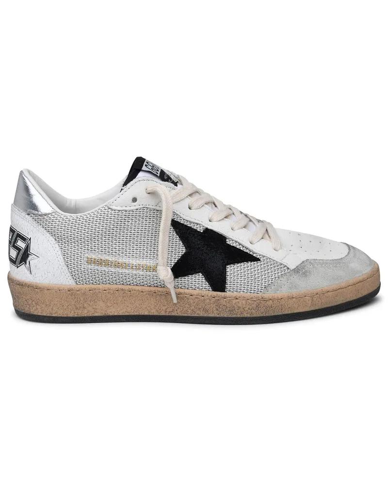 Golden Goose Golden Gänse Ballstar -Turnschuhe in White Lear White