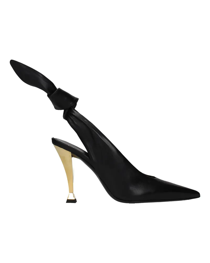 Givenchy Beauw Damens Sandalen Leder Schwarz -