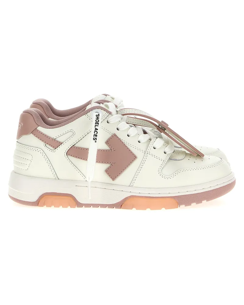 OFF-WHITE Aus weißem 'Out Out Off Office' Sneakers Pink