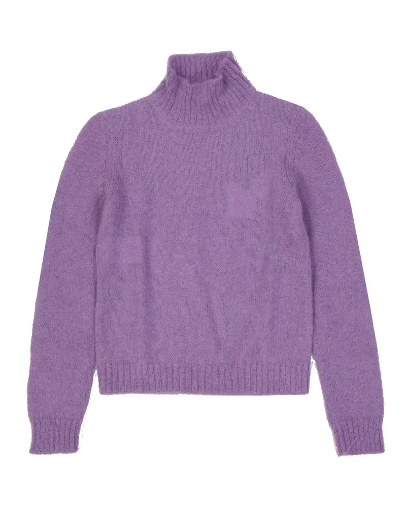 Alberta Ferretti Mohair -Pullover Purple
