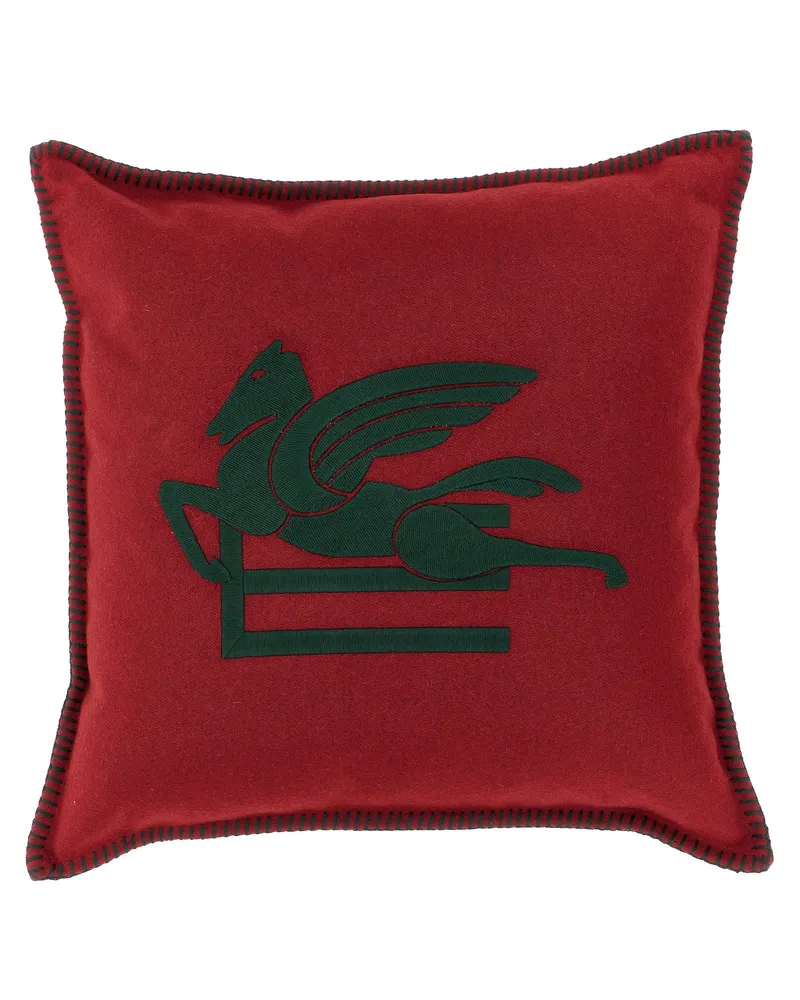 Etro Pegaso' Kissen Bordeaux
