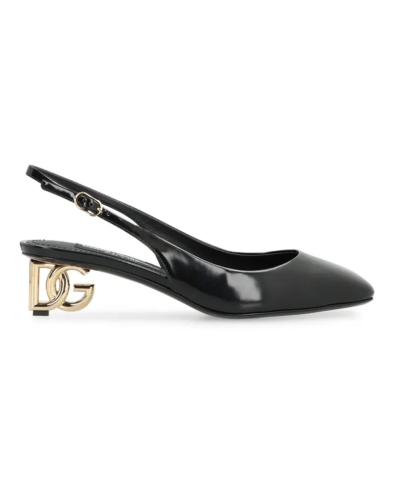 Dolce & Gabbana Jackie Slingback Pumps Black