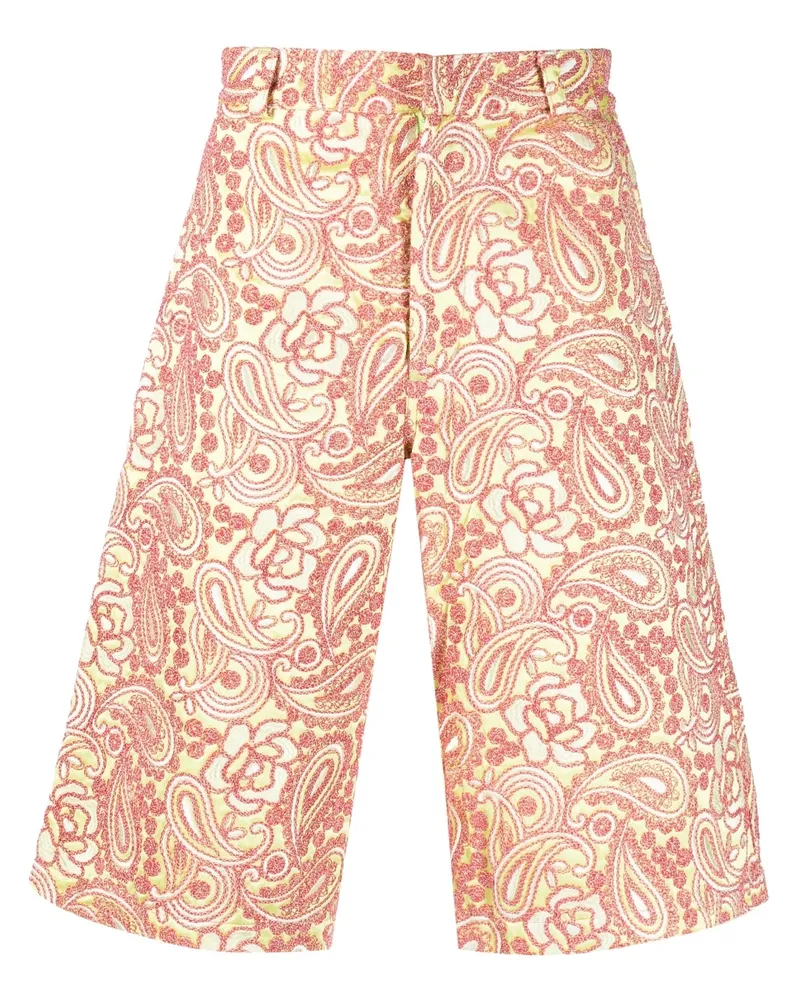 BLUEMARBLE überall über bestickte Shorts Red
