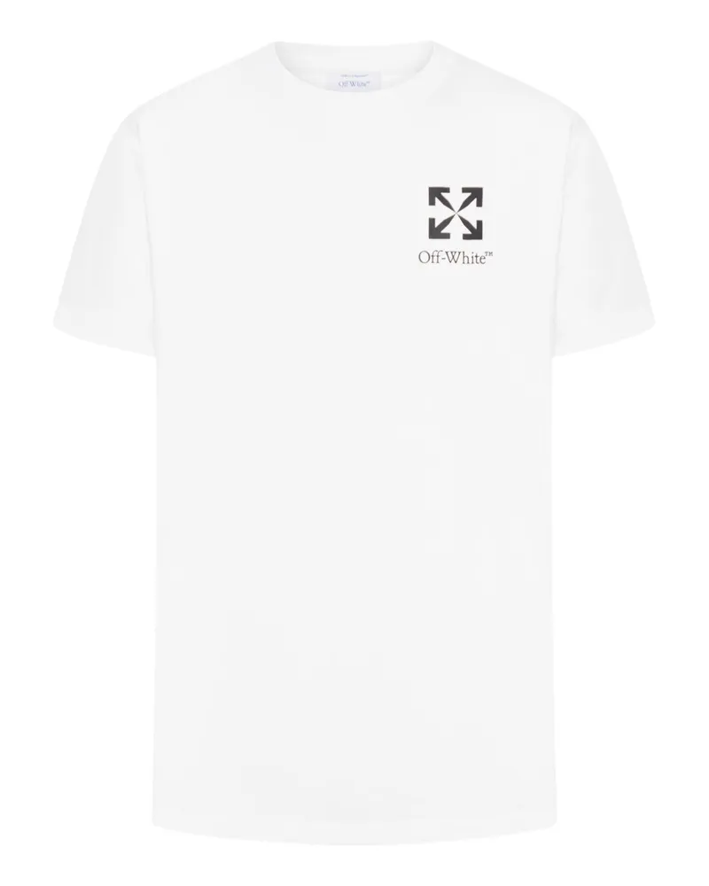 OFF-WHITE Arrow Cotton T -Shirt White