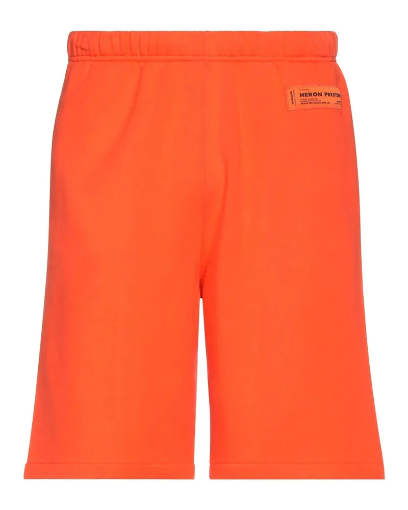 Heron Preston Baumwollshorts Orange