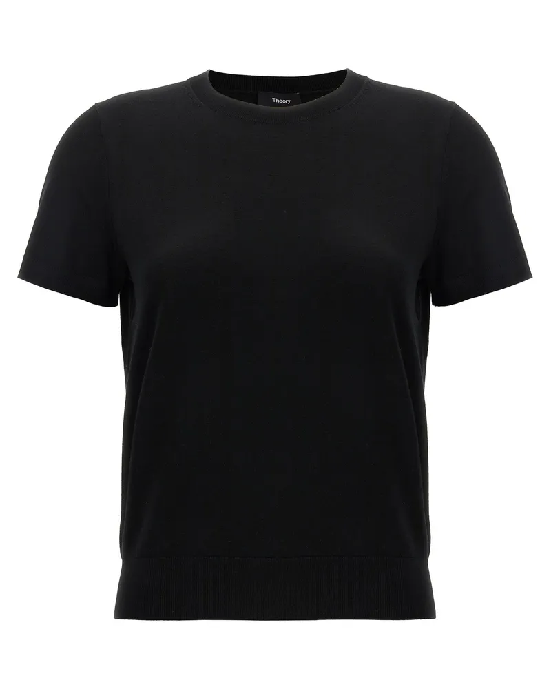 Theory Theorie 'grundlegender' Pullover Schwarz