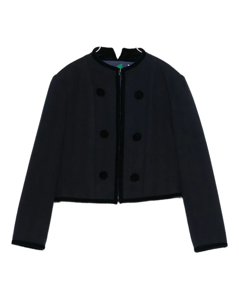 Emporio Armani Wollblazerjacke Blue