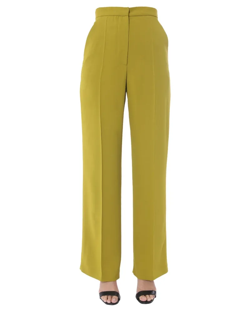 Alberta Ferretti breite Hose Green