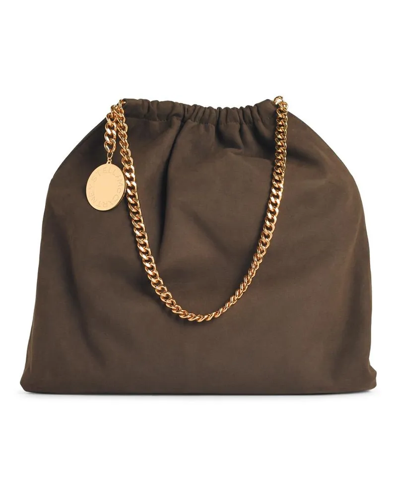 Stella McCartney Stella Mc Cartney Umhängetasche „Falabella“ „Alter Wildleder Moka“ mit Kordelzug Brown
