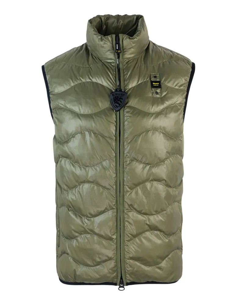 Blauer Smanicato Ad onde Danny Verde Green