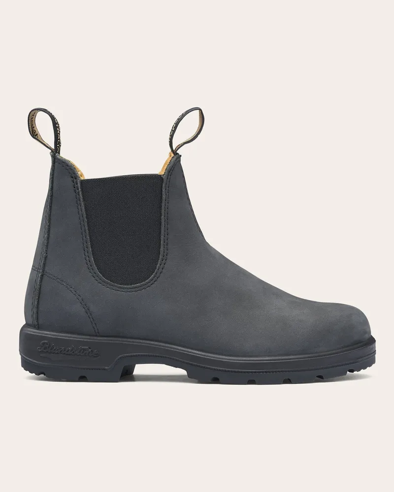 BLUNDSTONE 587 rustikales schwarzes Leder 