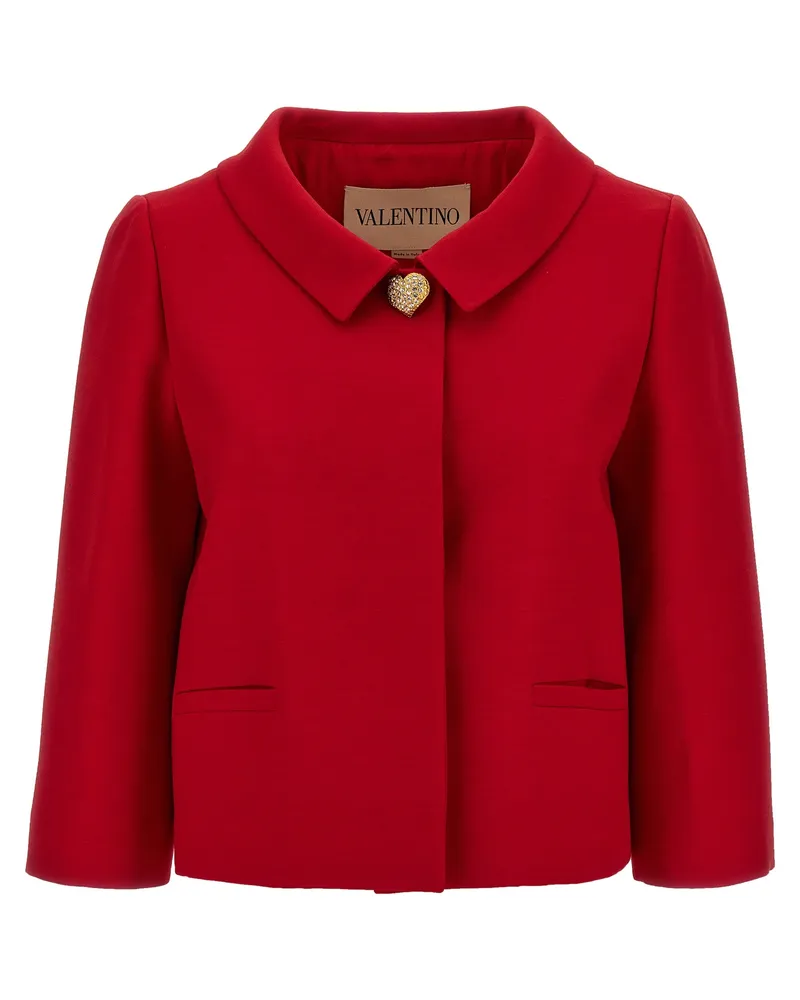 Valentino Garavani Blazer Valentino Garavani Crepe Couture Red