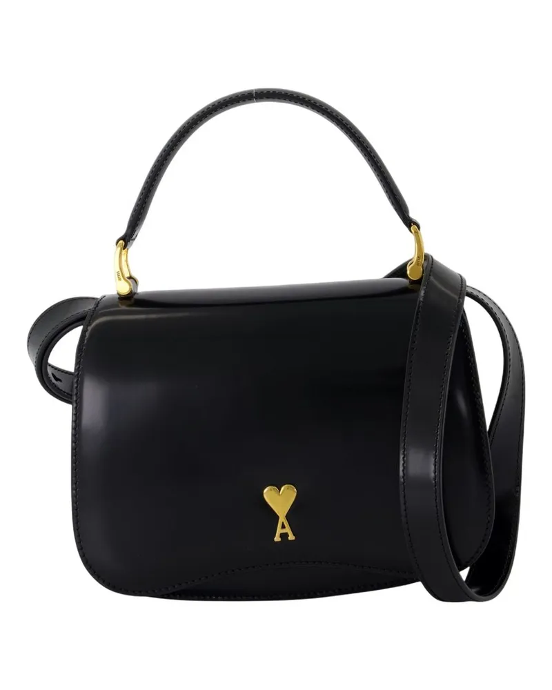 AMI Paris Paris Paris Purse  Leder schwarz Schwarz