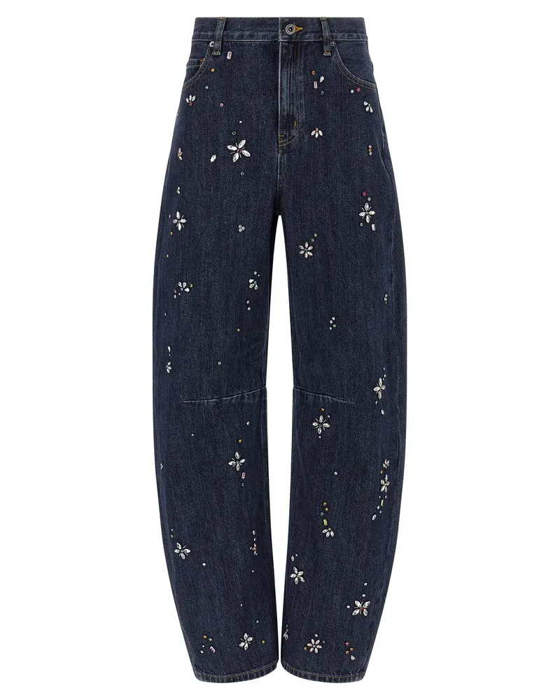 Self-Portrait Self -Porträt -Fassbein Jeans Blue