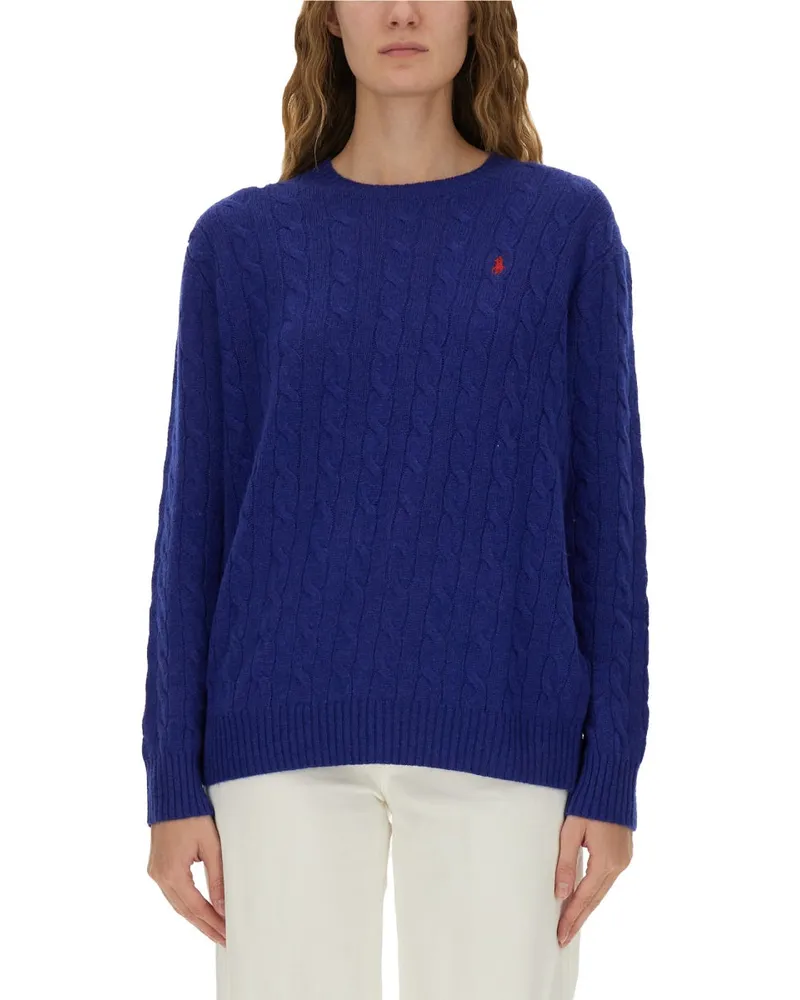 Ralph Lauren Wool Pullover Pullover Blue