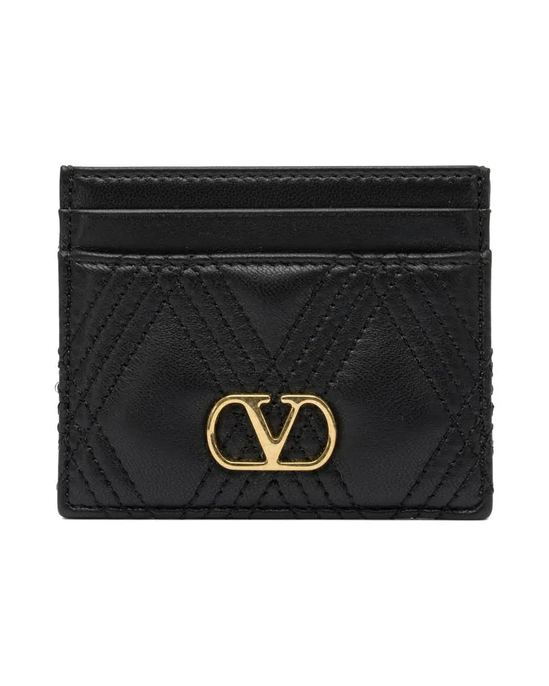 Valentino Garavani Quiltie 67“ Kartenetui Black