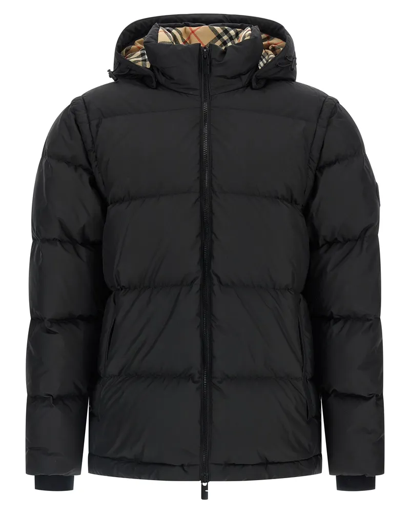 Burberry Bideford' Daunenjacke Black