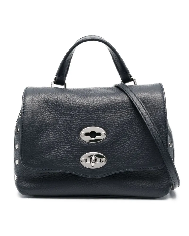 Zanellato Postina Daily Baby-Lederhandtasche Blue