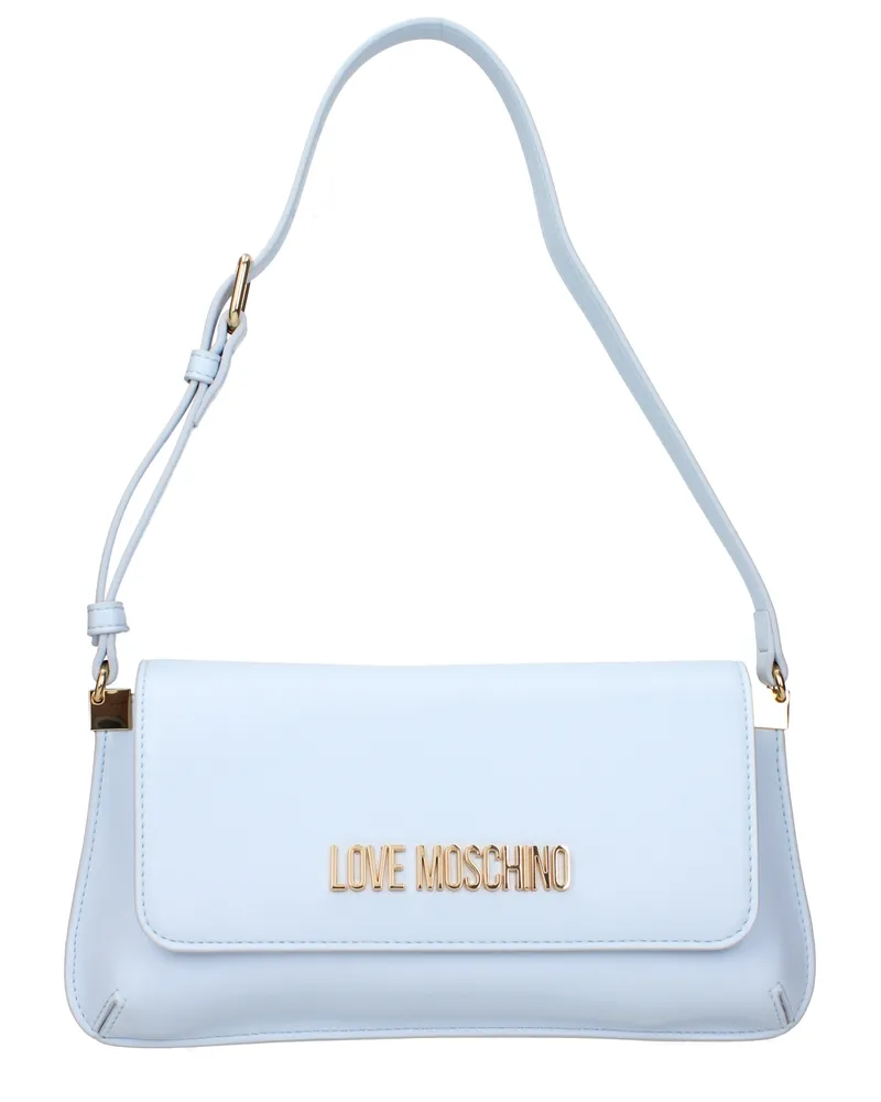 Moschino Damens Umhängetaschen Polyurethan Himmelblau/Himmel -