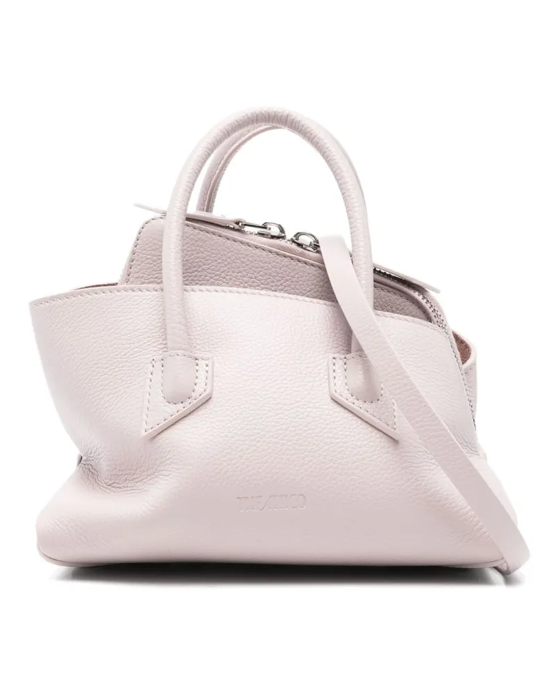 ATTICO Die Attico La Passeggiata Mini-Ledertasche Grey