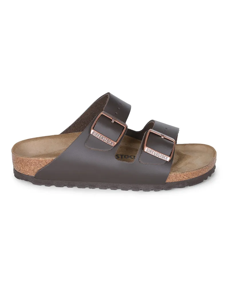 Birkenstock Arizona' Pantoffeln in Eco Leder Birko Flor Dark