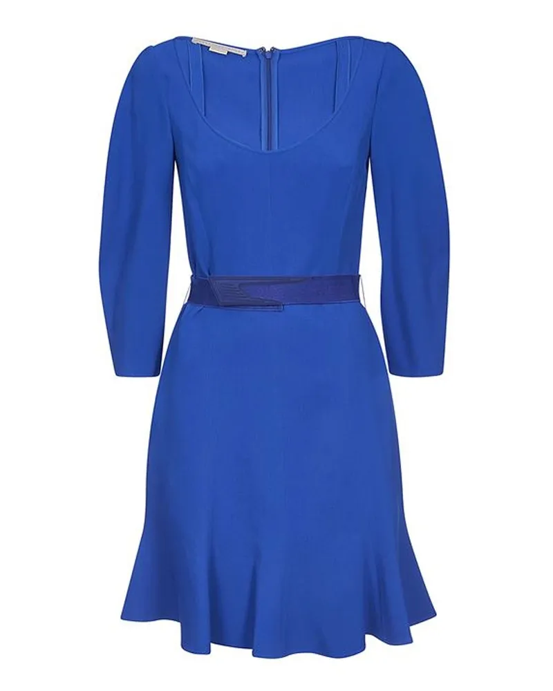 Stella McCartney Langarmed Kleid Blau