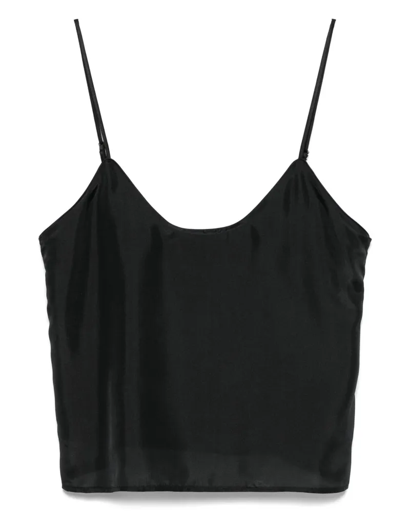 forte_forte Seidenoberteil Black
