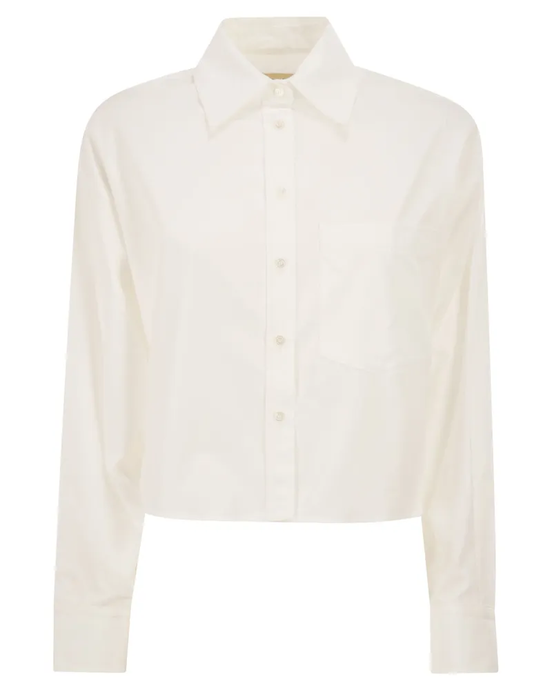 Weekend Max Mara Wkdeden Baumwoll-Oxford-Hemd White