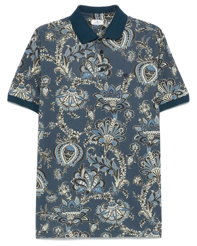 Etro Polo -Shirt mit Paisley Print X0883
