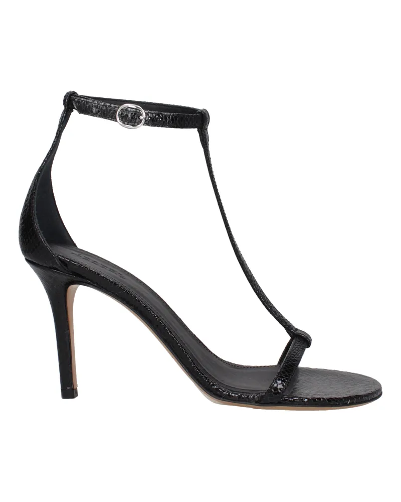 Isabel Marant Minimal Damens Ledersandalen Schwarz -