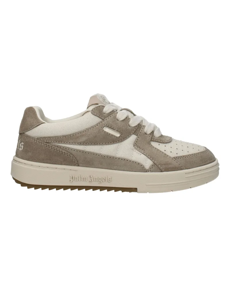 Palm Angels Damens Stoff-Sneaker Beige/Camel -