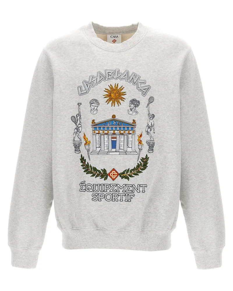Casablanca Paris Le Temple du Sport' Sweatshirt Gray