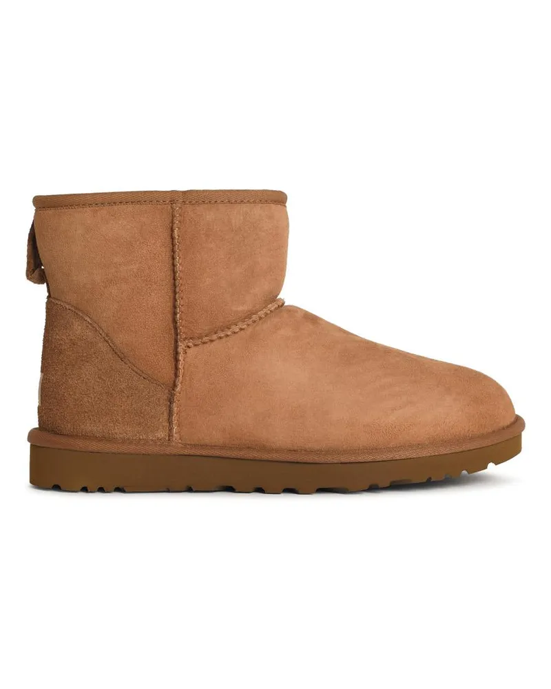 UGG Classic Mini' Kastanien Wildlederstiefel Beige