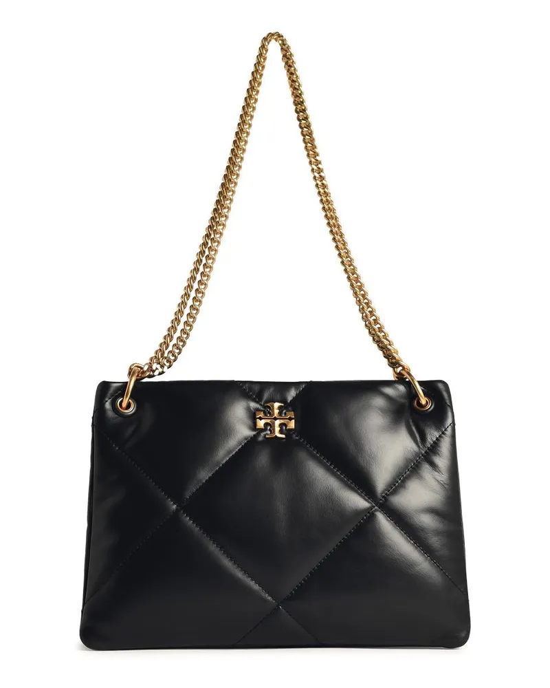 Tory Burch Kira' Black Lear Einkaufstasche Black